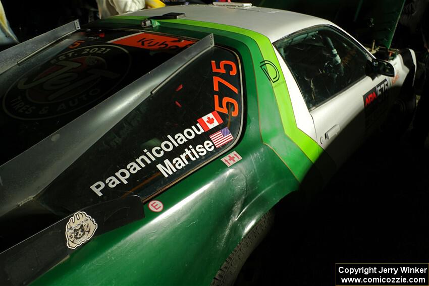 Chris Martise / Elisha Papanicolaou Chevy Camaro at Thursday night's RallyFest.