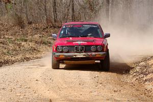 Levi Johnson / Griffin Johnson BMW 325e on SS1, Hazel Creek I.