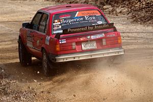 Levi Johnson / Griffin Johnson BMW 325e on SS1, Hazel Creek I.