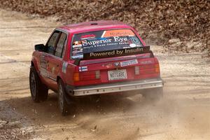 Levi Johnson / Griffin Johnson BMW 325e on SS1, Hazel Creek I.