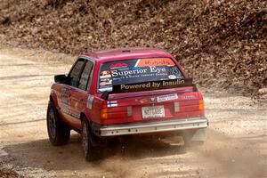 Levi Johnson / Griffin Johnson BMW 325e on SS1, Hazel Creek I.