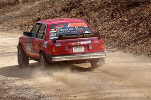 Levi Johnson / Griffin Johnson BMW 325e on SS1, Hazel Creek I.