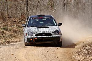 Peter Farrow / Michael Farrow Subaru WRX on SS1, Hazel Creek I.
