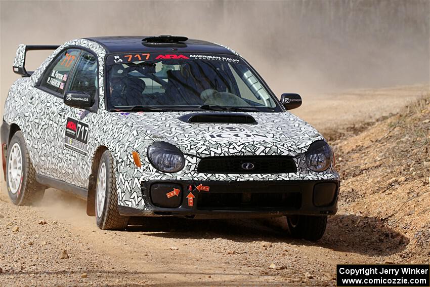 Peter Farrow / Michael Farrow Subaru WRX on SS1, Hazel Creek I.
