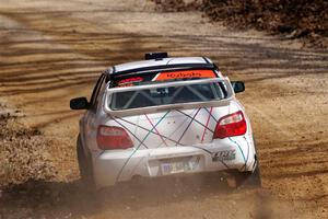 Ian McCarty / Hailey McCarty Subaru Impreza 2.5RS on SS1, Hazel Creek I.