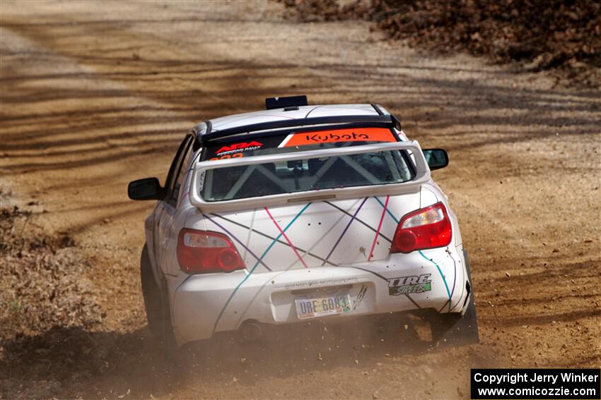 Ian McCarty / Hailey McCarty Subaru Impreza 2.5RS on SS1, Hazel Creek I.