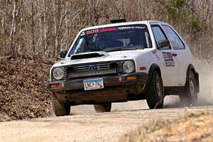 Josh Nykanen / Lars Anderson VW GTI on SS1, Hazel Creek I.