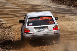 Josh Nykanen / Lars Anderson VW GTI on SS1, Hazel Creek I.
