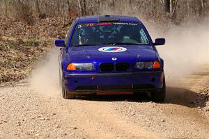 Mike Erickson / Eric Schlee BMW 323i on SS1, Hazel Creek I.