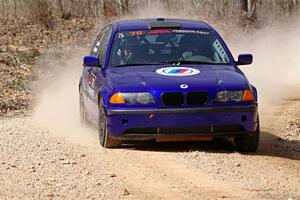 Mike Erickson / Eric Schlee BMW 323i on SS1, Hazel Creek I.