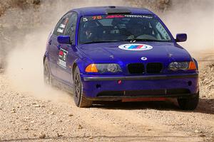 Mike Erickson / Eric Schlee BMW 323i on SS1, Hazel Creek I.