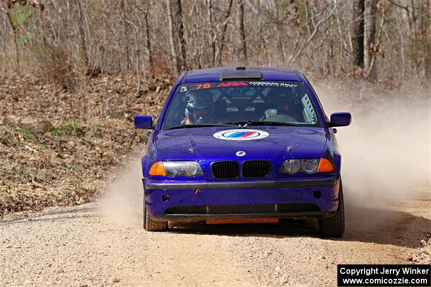 Mike Erickson / Eric Schlee BMW 323i on SS1, Hazel Creek I.