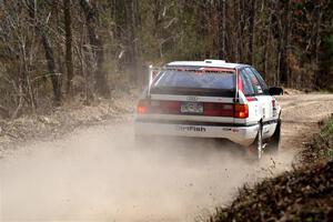 Drew Carlson / Cindi Carlson Audi 200 Avant Quattro on SS1, Hazel Creek I.