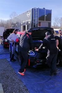 Luis Perocarpi / Carlos Schrunder MINI Countryman JCW All4 at Potosi service on day one.