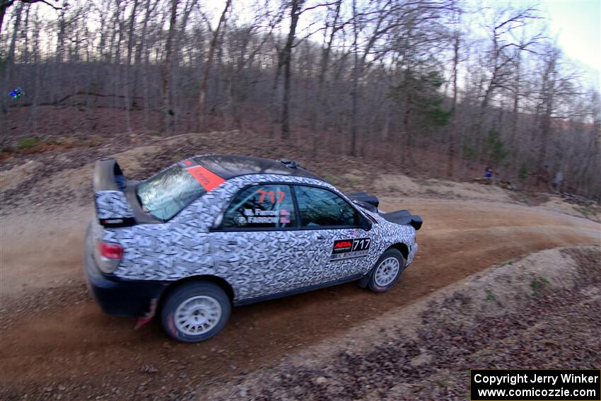Peter Farrow / Michael Farrow Subaru WRX on SS4, Hazel Creek II.