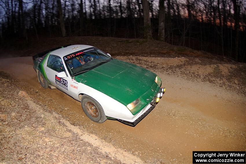 Chris Martise / Elisha Papanicolaou Chevy Camaro on SS4, Hazel Creek II.
