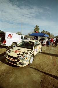 Craig Peeper / Ian Bevan Subaru WRX and Peter Workum / Ed Wahl Subaru WRX before the event.