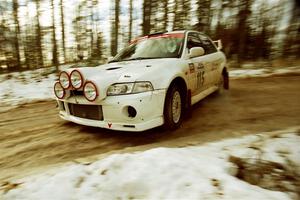 Seamus Burke / Rory Kennedy Mitsubishi Lancer Evo VI on SS2, Ranch I.