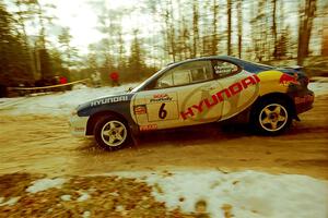 Paul Choiniere / Jeff Becker Hyundai Tiburon on SS2, Ranch I.
