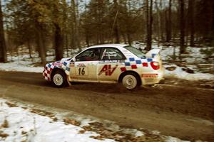 David Higgins / Calvin Cooledge Subaru WRX on SS2, Ranch I.