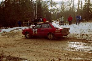 Jon Kemp / Rod Hendicksen Audi 4000 Quattro on SS2, Ranch I.