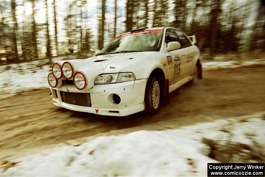 Seamus Burke / Rory Kennedy Mitsubishi Lancer Evo VI on SS2, Ranch I.