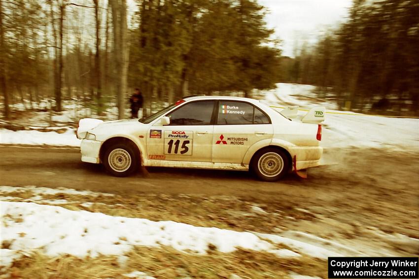 Seamus Burke / Rory Kennedy Mitsubishi Lancer Evo VI on SS2, Ranch I.