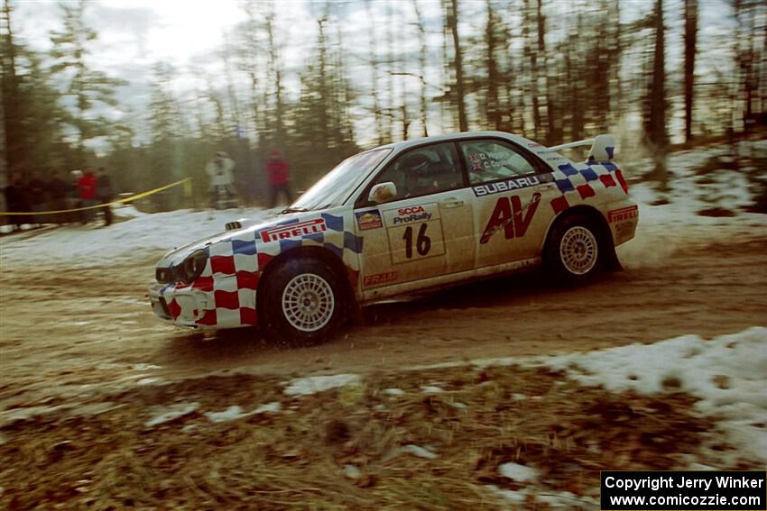 David Higgins / Calvin Cooledge Subaru WRX on SS2, Ranch I.