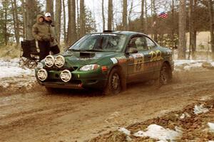 Tad Ohtake / Bob Martin Ford Escort ZX2 on SS2, Ranch I.
