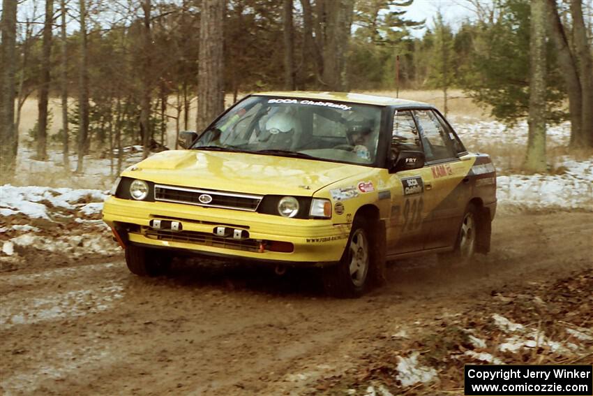Dean Fry / Greg Usavage Subaru Legacy on SS2, Ranch I.