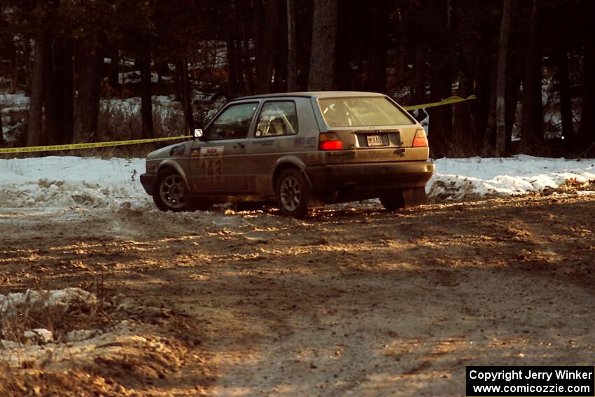 Chris Whiteman / Mike Paulin VW GTI on SS2, Ranch I.