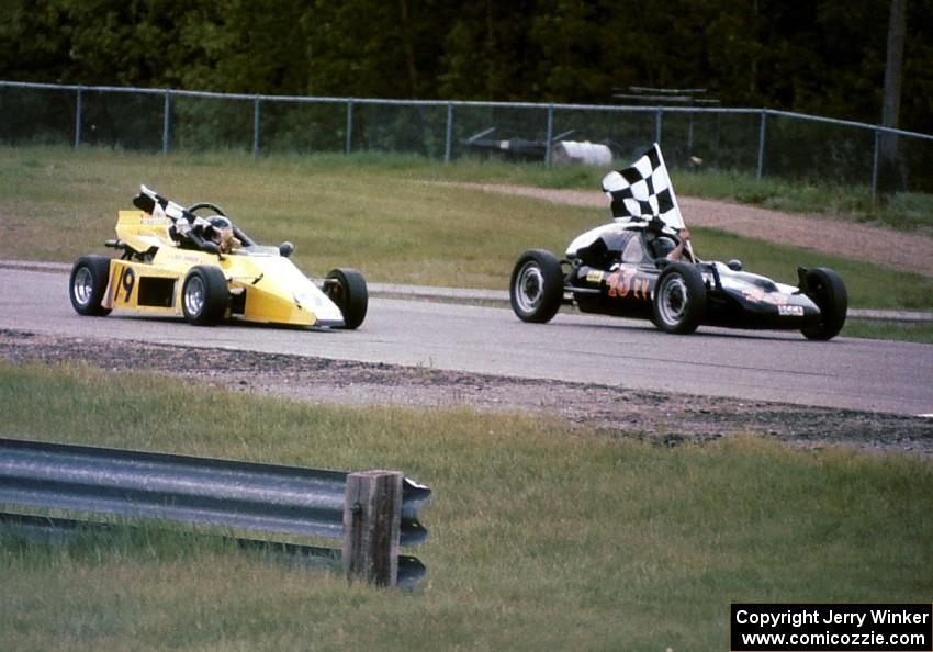 Mike Sparks's Caldwell Thomson won Formula Vee while Dan Ostman's Red Devil T82 won Formula 440.