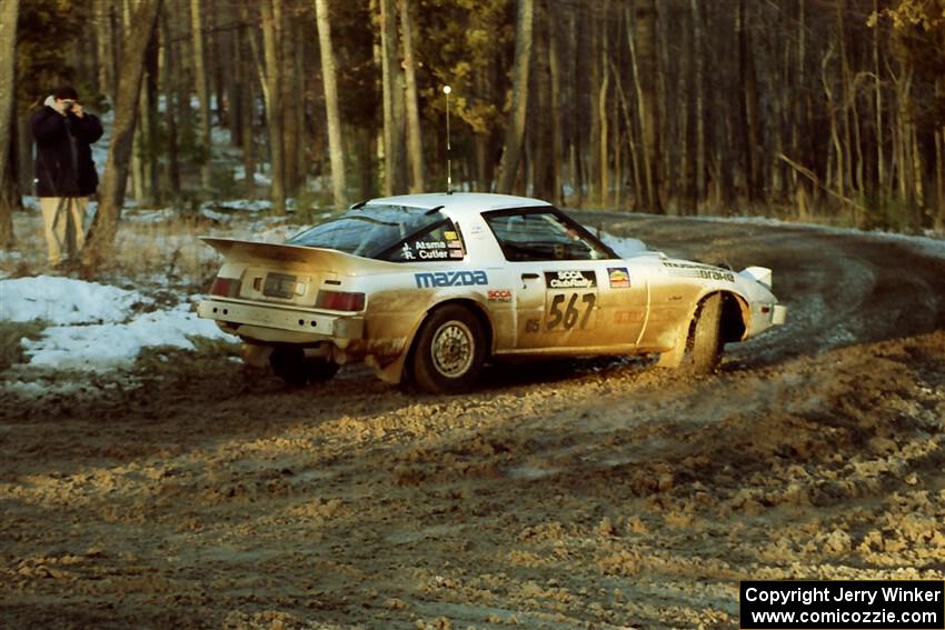 Bob Cutler / John Atsma Mazda RX7 on SS2, Ranch I.