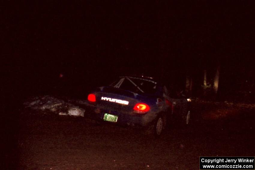 Mark Higgins / Michael Gibson Hyundai Tiburon on SS5, Ranch II.