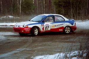 Frank Sprongl / Dan Sprongl Hyundai Elantra on SS7, Black River.