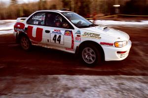 Henry Krolikowski / Cindy Krolikowski Subaru WRX STi on SS7, Black River.