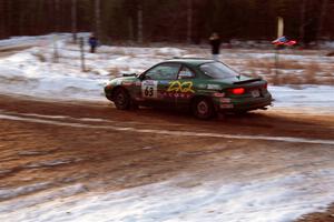 Tad Ohtake / Bob Martin Ford Escort ZX2 on SS7, Black River.