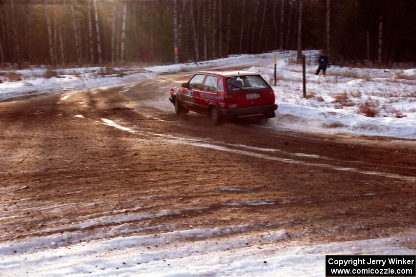 Matthew Johnson / Mark Bowers VW GTI on SS7, Black River.