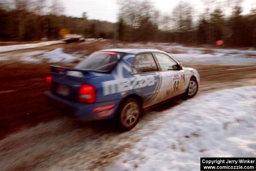 Eric Burmeister / Eric Adams Mazda Protege' MP3 on SS7, Black River.