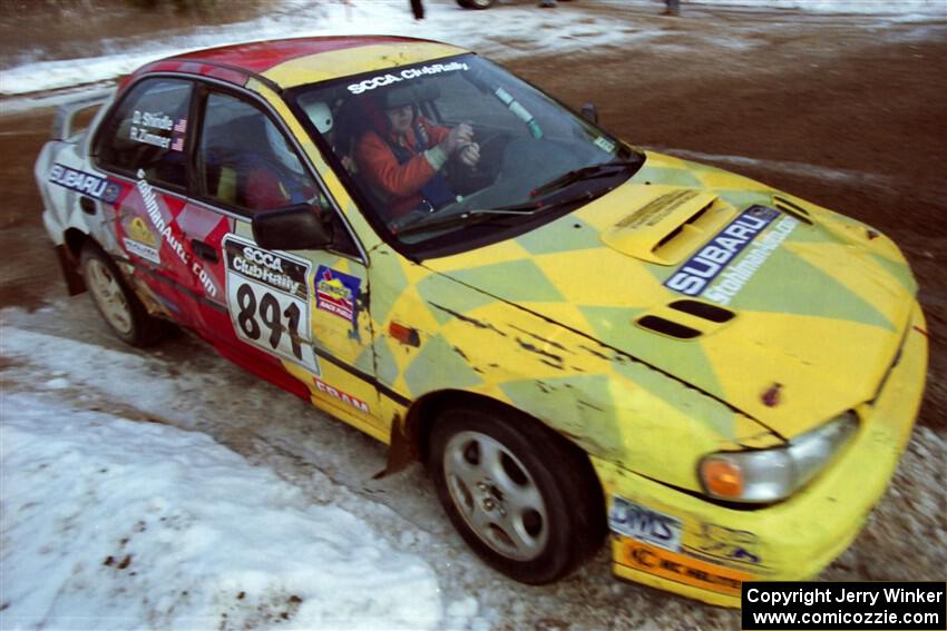 Randy Zimmer / Dave Shindle Subaru Impreza on SS7, Black River.