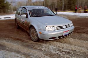 Jon Hamilton / Ken Sabo VW Golf TDi on SS7, Black River.