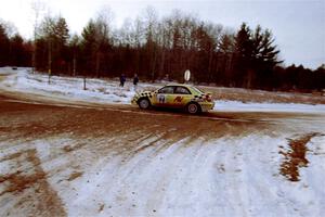 Craig Peeper / Ian Bevan Subaru WRX on SS7, Black River.