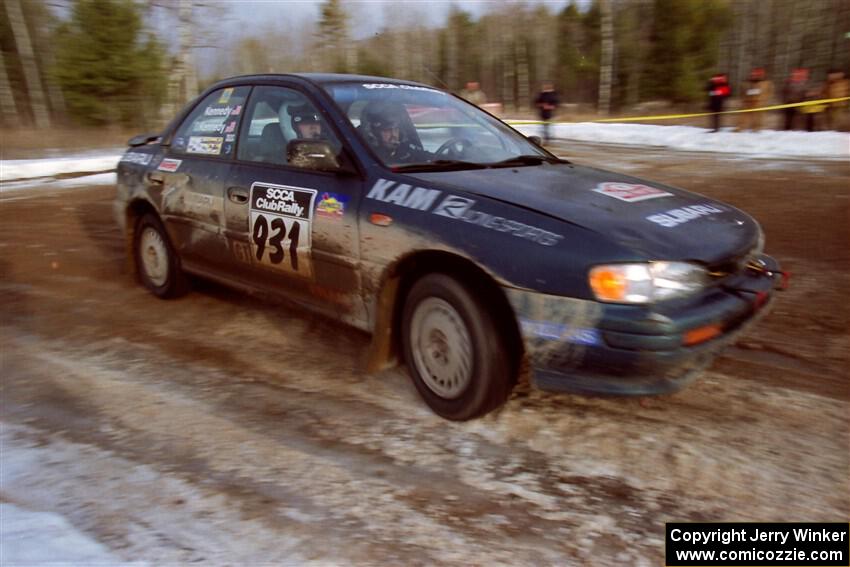 Don Kennedy / Keith Kennedy Subaru Impreza on SS7, Black River.