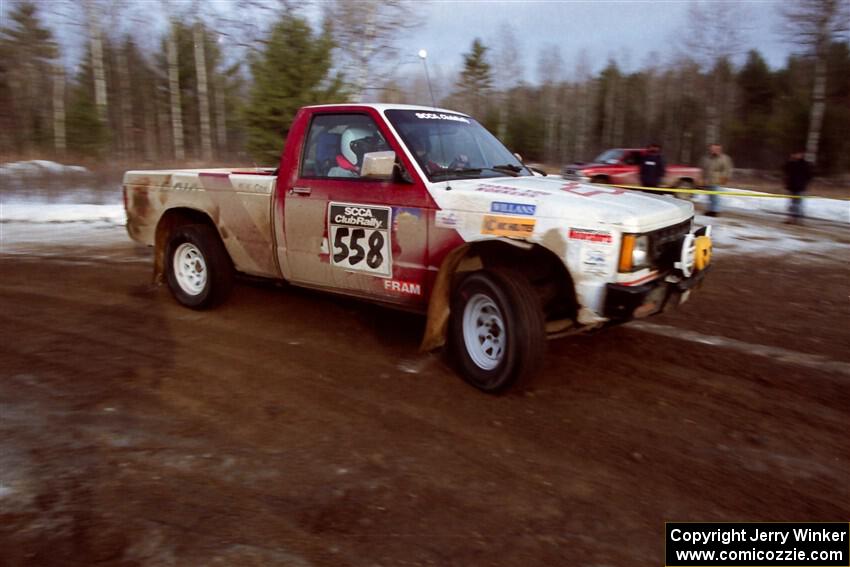 Jim Cox / Kaari Cox Chevy S-10 on SS7, Black River.