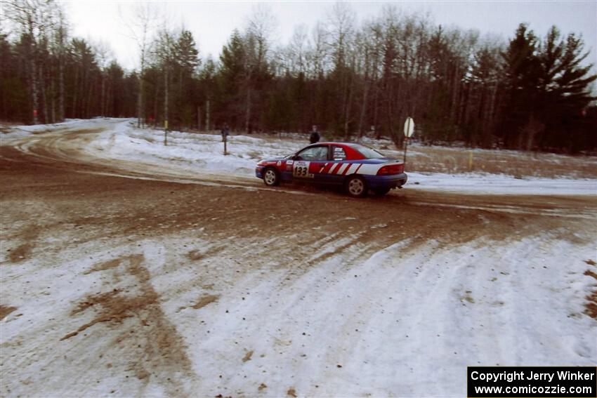 Tom Young / Jim LeBeau Dodge Neon ACR on SS7, Black River.