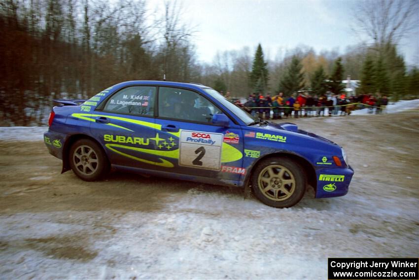 Ramana Lagemann / Mike Kidd Subaru WRX on SS9, Camp 8.