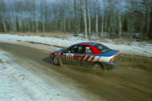 Tom Young / Jim LeBeau Dodge Neon ACR on SS10, Camp 30.