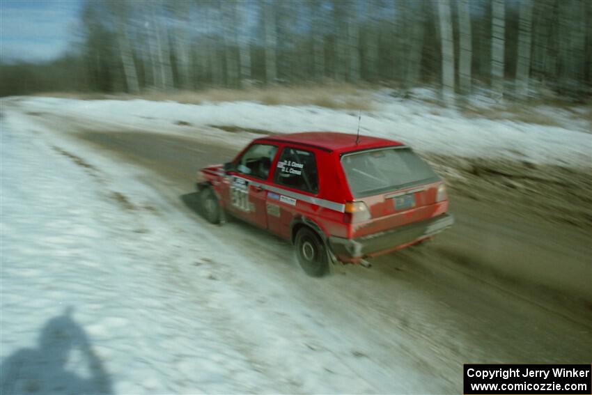 Dave Cizmas / Dave L. Cizmas VW GTI on SS10, Camp 30.