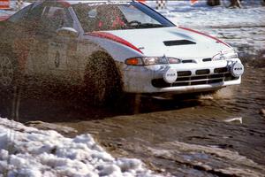 The '0' car, a Mitsubishi Eclipse GSX, on SS12, Hungry 5 I.
