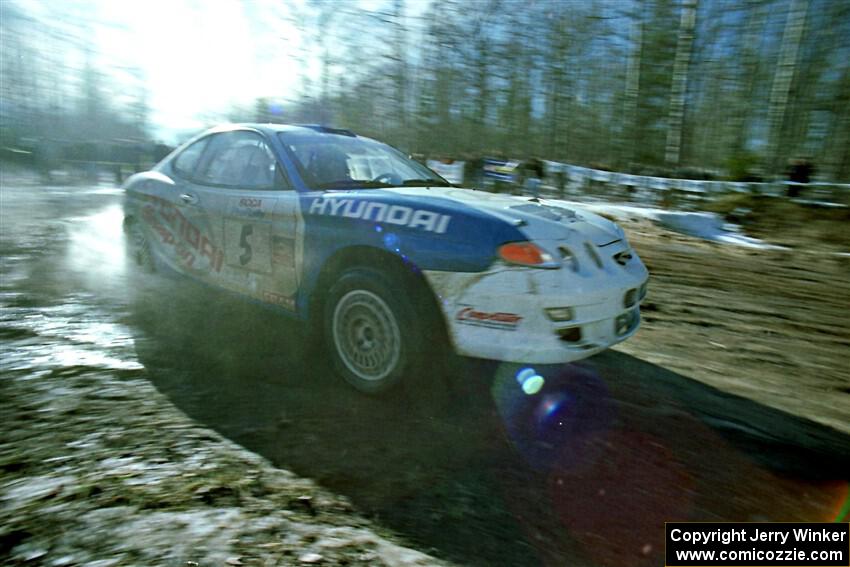Mark Higgins / Michael Gibson Hyundai Tiburon on SS12, Hungry 5 I.